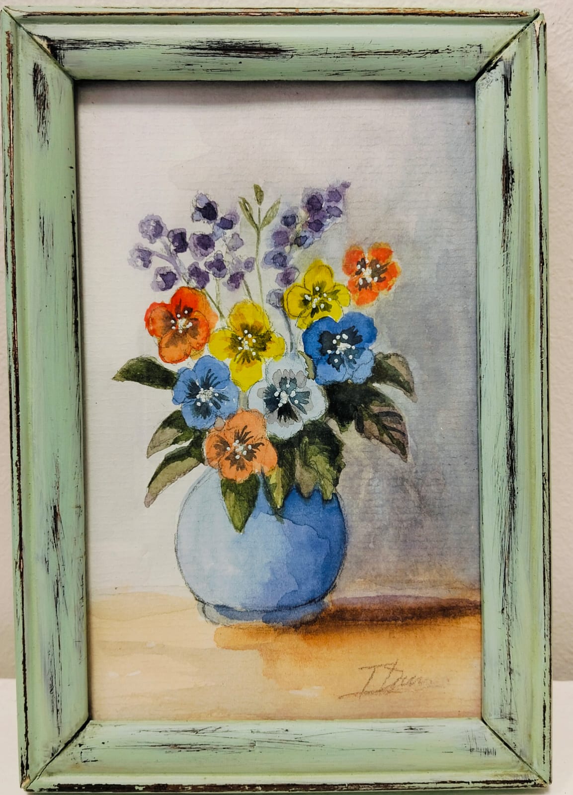 Cuadro de flores de colores